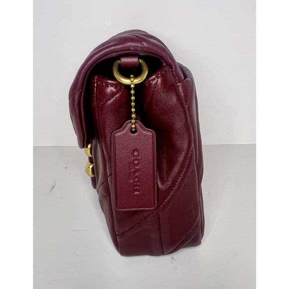 Coach Times Square Tabby 20 Merlot - Picture 3 of 10